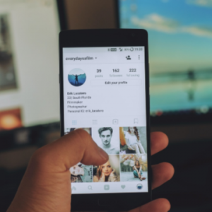 Instagram on a Phone